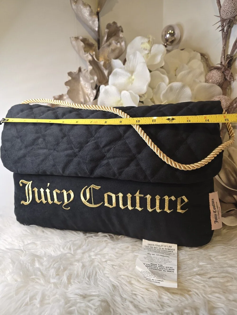 Juicy Couture purse pillow brand new